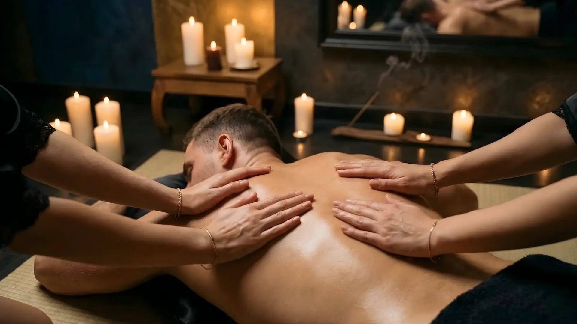 Masaje a 4 manos con dos masajistas en Palma de Mallorca